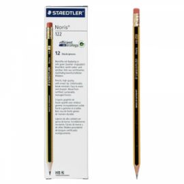Μολύβι Staedtler Noris με γόμα HB2 120-2 ΗΒ Kουτι 12Τεμ
