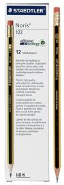 Μολύβι Staedtler Noris με γόμα HB2 120-2 ΗΒ Kουτι 12Τεμ