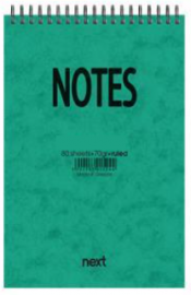 Next notes μπλοκ σπιράλ ριγέ μινι 80φ 8x12εκ.