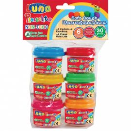 Luna Πλαστοζυμαράκια 30gr σε 6 Χρώματα (620527)