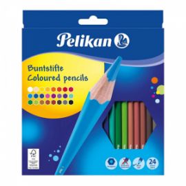 Pelikan Ξυλομπογιές Coloured Εξαγωνικές Συσκευασία 24 Τεμαχίων 724013