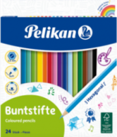 Pelikan Ξυλομπογιές Coloured Εξαγωνικές Συσκευασία 24 Τεμαχίων 724013