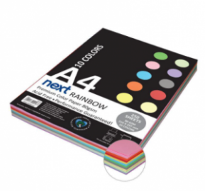 Χαρτί φωτοτυπικού Α4 80γρ.10χρωματα Μιχ Paperline Color Rainbow. 250φυλ 09020