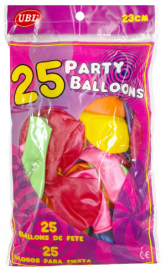 ΜΠΑΛΟΝΙΑ ΣΕΤ 25 PARTY BALLONS  23CM