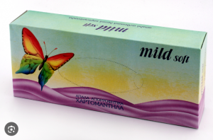 "Mild Soft" Χαρτομάντηλα αυτοκινήτου 50 φύλλων