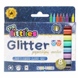 Μαρκαδόροι Ζωγραφικής The littlies Glitter 8 Χρώματα 646529
