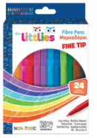 Μαρκαδόροι Ζωγραφικής The littlies Λεπτοί 24 Χρώματα 646033
