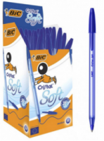 Bic Στυλό Ballpoint 1.2mm με Μπλε Mελάνι Cristal Soft