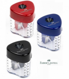 Ξύστρα Faber Castell Grip Auto Μονή BL/B/R 183401