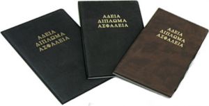 Θήκη για την Αδεια - Δίπλωμα - Ασφάλεια 11,4x18 Z-112