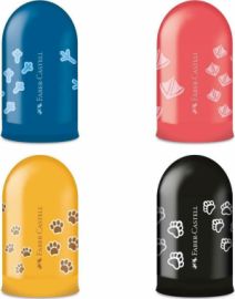 Ξύστρα Jelly Πατουσάκια Faber-Castell 583213 - 4 Χρώματα