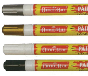 OFFICE MATE PAINT MARKERS MEDIUM ΛΕΥΚΟΣ 2-4mm