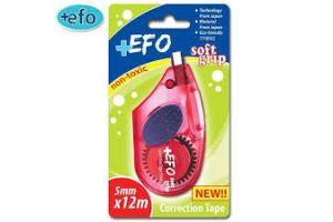 Διορθωτικό +Efo Ταινία Soft Grip 5mmx12m Κόκκινο