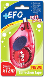 Διορθωτικό +Efo Ταινία Soft Grip 5mmx12m Κόκκινο