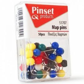 ΠΙΝΕΖΕΣ ΧΑΡΤΩΝ PINSET +EFO 50ΤΕΜ Μ517  51707