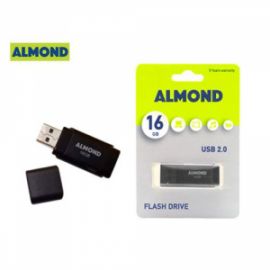 ALMOND FLASH DRIVE USB 16 GB PRIME - ΜΑΎΡΟ 