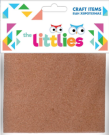 The Littlies Φύλλο Φελλού 225x225x2mm Καφέ 646644