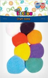 Pom Pom 45mm Διάφορα Χρώματα 8 Τεμ. / 646597 (The Littlies)