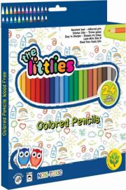 The Littlies Ξυλομπογιές Wood Free 24Τμχ 646757