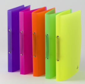 FLUO Κλασέρ Logigraf PP για Α4 2cm 2 Κρίκοι Πορτοκαλι 07-27-01-05