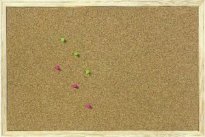 Πίνακας Φελλού 60x90cm Διπλής Όψης Describo