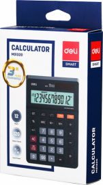 DELI ΑΡΙΘΜΟΜΗΧΑΝΗ 12 ΨΗΦΙΩΝ ΜΠΑΤΑΡΙΑΣ / ΗΛΙΑΚΗ  14.9x10.4x2.6cm Νο1320