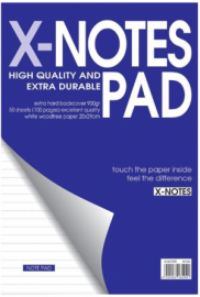 Next x-notes μπλοκ ριγέ 21x29εκ. 50φυλ.