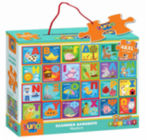 ΠΑΖΛ ΔΑΠΕΔΟΥ ΕΛΛΗΝΙΚΟ ΑΛΦΑΒΗΤΟ LUNA TOYS 48 ΤΜΧ 90X60 ΕΚ.622313