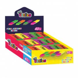 Γόμα Δίχρωμη Νέον The littlies σε 4 Χρώματα  646759