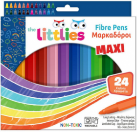 Μαρκαδόροι Ζωγραφικής Χοντροί The Littlies  24 τεμάχια 646230
