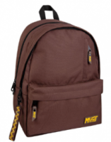 Τσάντα Πλάτης Must Team Monochrome rPET με 2 Κεντρικές Θήκες 32x19x42 εκ Καφέ με Κίτρινο 586371