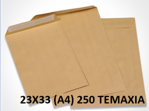 Φάκελος Αλληλογραφίας Κίτρινη Σακούλα Α4 23x33 cm 250 Τεμάχια