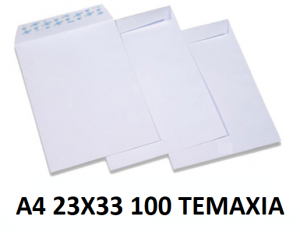  Φάκελος Αλληλογραφίας Λευκός Σακούλα Α4 23x33 cm 100 Τεμάχια