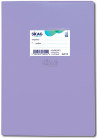 Τετράδιο Εξήγηση Skag  Διεθνές PP 80g 17x25cm 50 Φύλλων Λιλα 292542