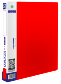 Ντοσιέ Σουπλ Metron με 50 Ζελατίνες Classic Collection Κόκκινο 907.50.R
