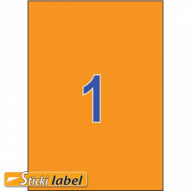 Ετικέτες Sticki 100φ Α4 Νο92 210x297mm (1 στο φύλλο)