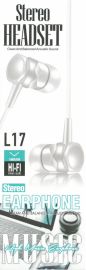 Ακουστικά Stereo Head Phones Universal High Quality Sound L17 - L29
