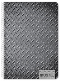 Τετράδιο Σπιράλ Α4 Must Metal 4 Θέματα, 120 Φύλλα  584263