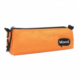 Κασετίνα Βαρελάκι Mood Chrome Πορτοκαλί με 1 Θήκη 72664