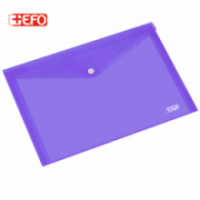Φάκελος Κουμπί +Efo Α4 Μωβ 795112