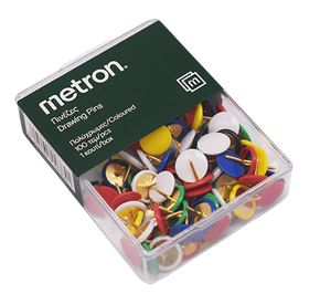 METRON ΠΙΝΕΖΕΣ 100 ΤΕΜΑΧΙΑ ΑΣΣΟΡΤΙ ΚΟΥΤΙ ΠΛΑΣΤΙΚΟ