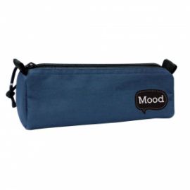 Κασετίνα Βαρελάκι Mood Chrome Μπλε με 1 Θήκη 72660