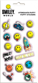 Αυτοκόλλητα Puffy 10x22 εκ. Smiley World  504958