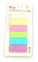 Γομα set 6pcs H-1003 coole plastic eraser