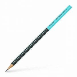 Μολύβι Grip Faber Castell 2001 Δίχρωμο Μαύρο / Τιρκουάζ 517012 