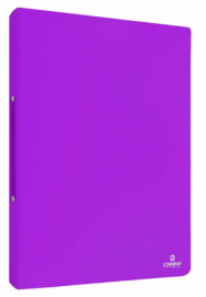 FLUO Κλασέρ Logigraf PP για 17x25 2cm 2 Κρίκους Μωβ 07-17-01-08