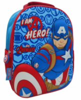 Τσάντα Πλάτης Νηπίου Avengers I am A Hero Must με 1 θήκη