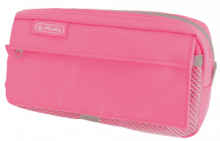 Κασετίνα Φερμουάρ Herlitz 50039036  Neon pink